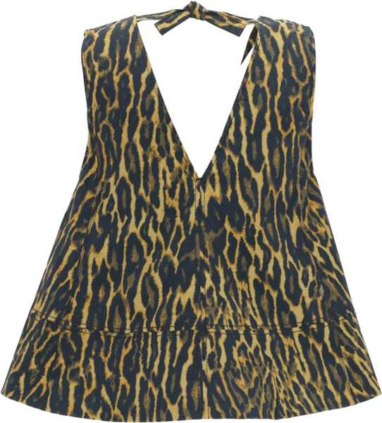 Bluze Ganni Top Leopard ANIMALIER Femei (BM 19700537) 2