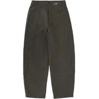 Pantaloni casual Ganni Dama - Pantaloni casual Ganni Pants Mouline GREEN Femei (BM 19700552) - B-mall.ro