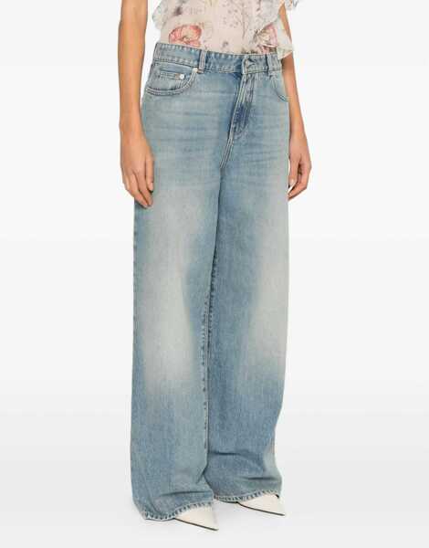 Blugi skinny Alexander McQueen Wide Leg Jeans DENIM Femei (BM 19700567) 3