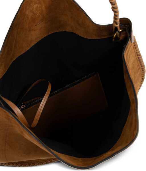 Genti de umar Isabel Marant Oskan Hobo Soft Bag BROWN Femei (BM 19700609) 5