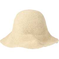 Palarii RUSLAN BAGINSKIY Dama - Palarii RUSLAN BAGINSKIY Straw Hat With Embroidered Loco BEIGE Femei (BM 19700633) - B-mall.ro