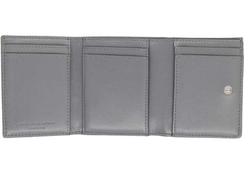 Portofele Stella McCartney Falabella Wallet GREY Femei (BM 19700636) 3
