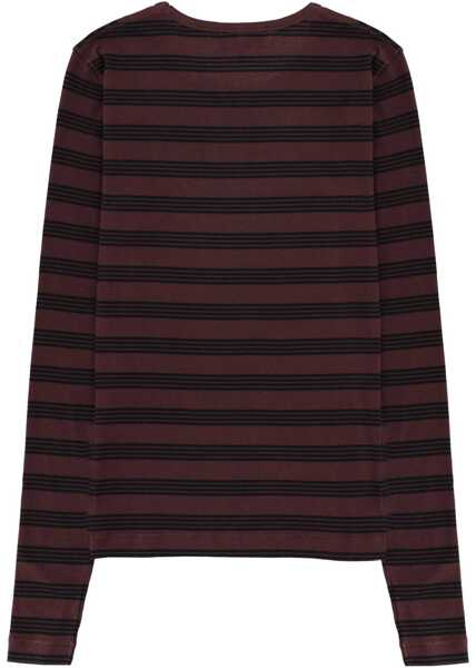 Tricouri Ganni Long-Sleeved T-Shirt BROWN Femei (BM 19700642) 2