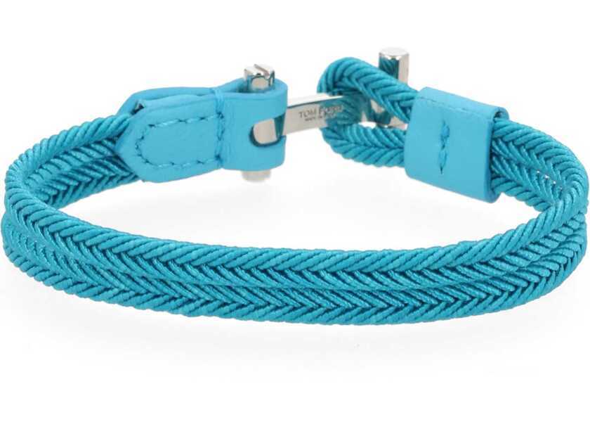 Bratari Tom Ford Braided Bracelet AZURE Barbati (BM 19700657) 2