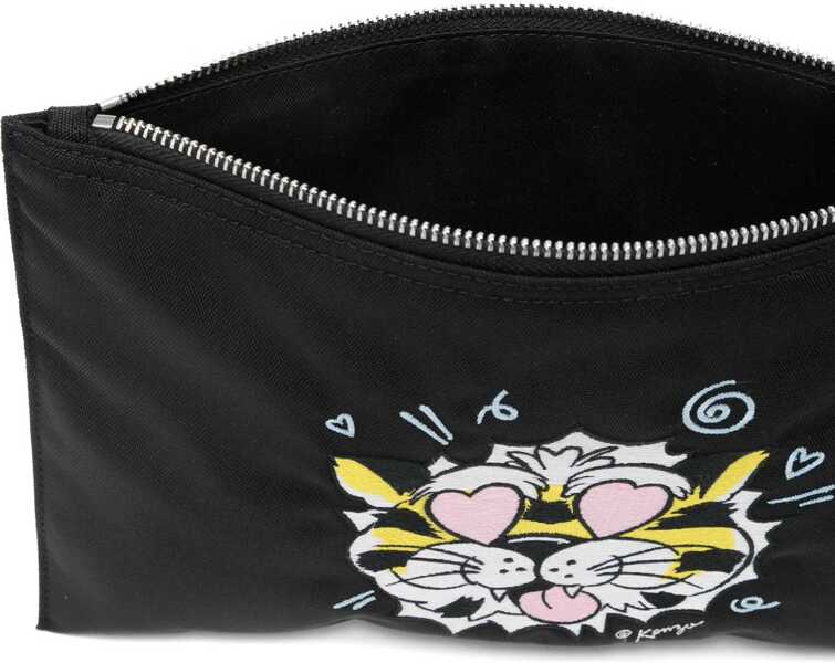 Portofele Kenzo Kenzo Wild Tiger Clutch Bag BLACK Barbati (BM 19700672) 5