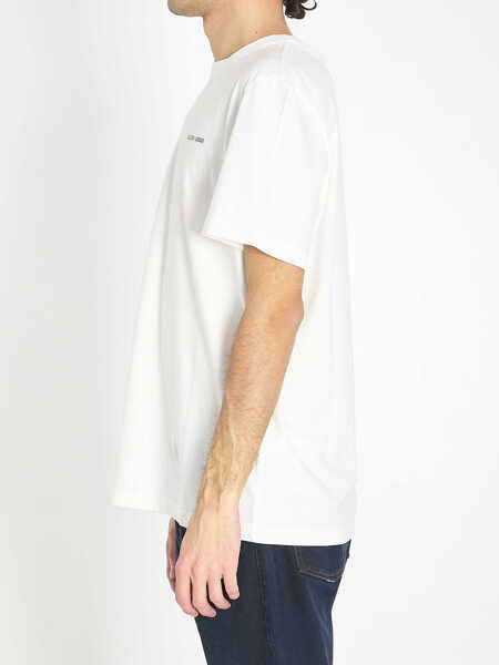 Tricouri Golden Goose Cotton Jersey T-Shirt WHITE Barbati (BM 19701059) 3