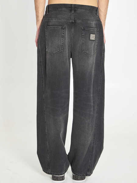 Blugi Dolce & Gabbana Faded Denim Jeans BLACK Barbati (BM 19701062) 4