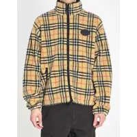 Bomber jacket Check Wool-Blend Fleece Barbati