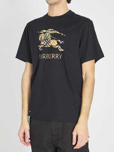 Tricouri Burberry Cotton Jersey T-Shirt BLACK Barbati (BM 19701083) 2