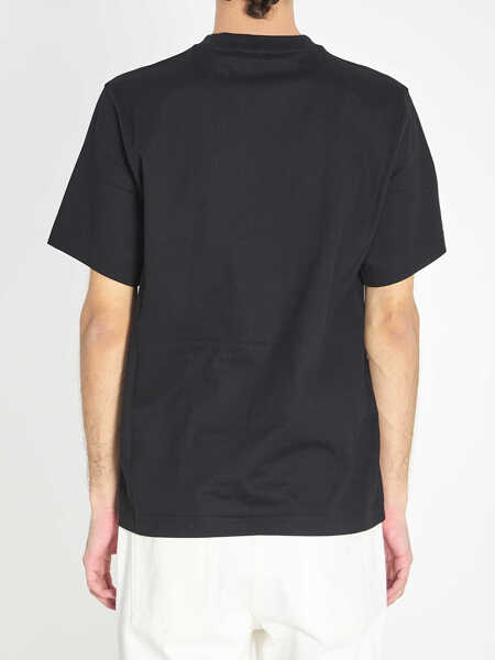 Tricouri Burberry T-Shirt In Cotton With Logo BLACK Barbati (BM 19701104) 4