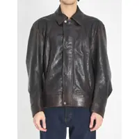 Bomber jacket Nappa Leather Bomber Jacket Barbati