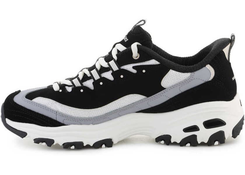 Sneakers SKECHERS Slip-ins: Sport Dlites Shoes Black/Natural Black Femei (BM 19701140) 4