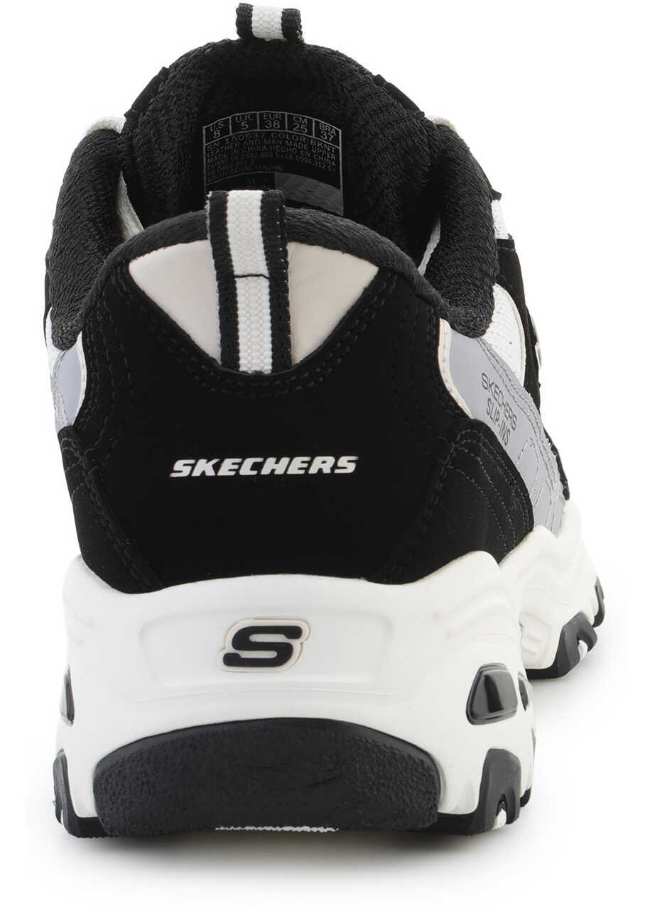 Sneakers SKECHERS Slip-ins: Sport Dlites Shoes Black/Natural Black Femei (BM 19701140) 5
