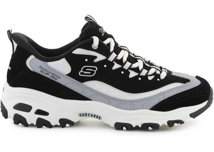 Sneakers SKECHERS Slip-ins: Sport Dlites Shoes Black/Natural Black Femei (BM 19701140) 6