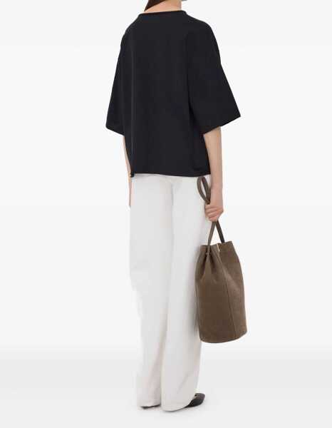 Tricouri LOULOU DE SAISON Osis T-shirt BLACK Femei (BM 19701152) 4