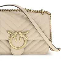 Genti de umar Pinko Dama - Genti de umar Pinko Mini Love Shoulder Bag BEIGE-GRIGIO FUMO-ANTIQUE GOLD Femei (BM 19701164) - B-mall.ro