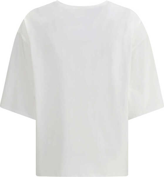 Tricouri LOULOU DE SAISON Osis T-shirt WHITE Femei (BM 19701167) 2