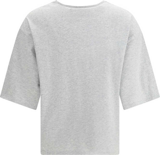 Tricouri LOULOU DE SAISON Osis T-shirt GREY MELANGE Femei (BM 19701170) 2