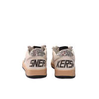 Sneakers Golden Goose pentru Fete - Sneakers Golden Goose BALLSTAR NAPPA UPPER GLITTER STAR AND HEEL White Fete (BM 19701189) - B-mall.ro