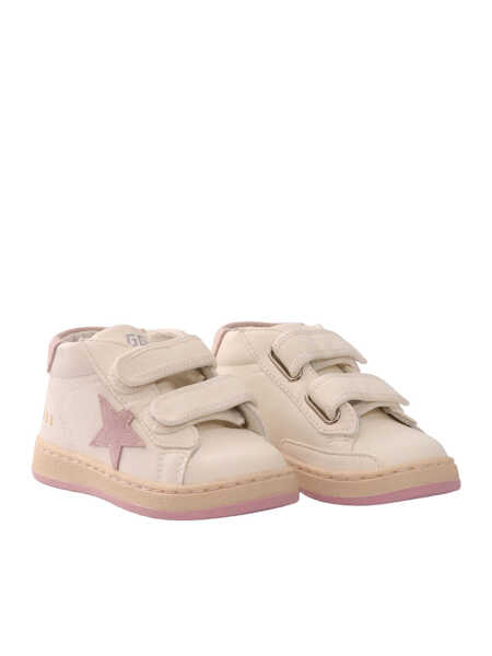 Sneakers Golden Goose JUNE NAPPA UPPER SUEDE STAR AND HEEL White Fete (BM 19701198) 2