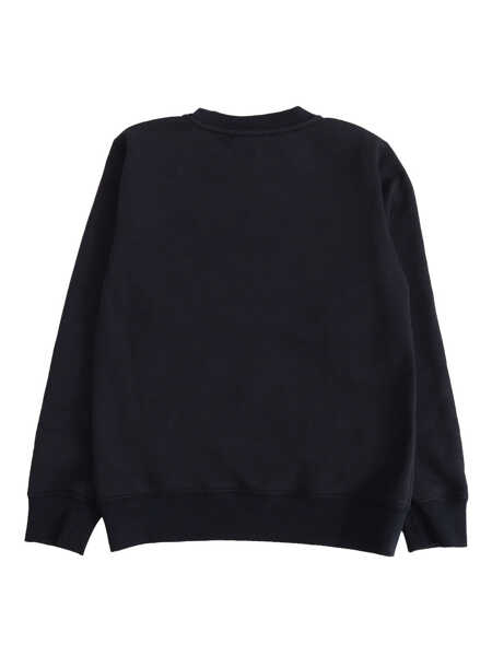 Bluze de trening Golden Goose JOURNEY  BOYS CREW NECK SWEATSHIRT BLEND COTTON FLEECE WITH LOGO PRINT Blue Baieti (BM 19701210) 2