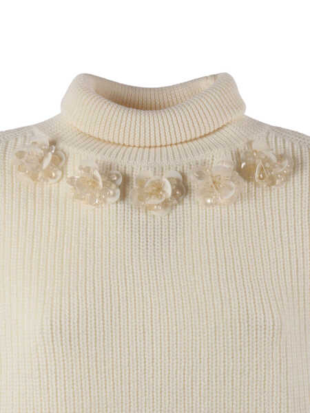 Pulovere P.A.R.O.S.H. SWEATER White Femei (BM 19701261) 3