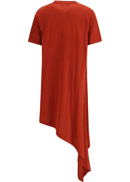 Tricouri LOULOU DE SAISON Igari T-shirt dress RED Femei (BM 19701308) 2