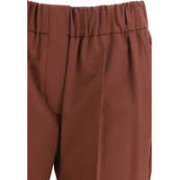 Pantaloni casual Brunello Cucinelli Dama - Pantaloni casual Brunello Cucinelli Cotton Trousers MULBERRY Femei (BM 19701311) - B-mall.ro