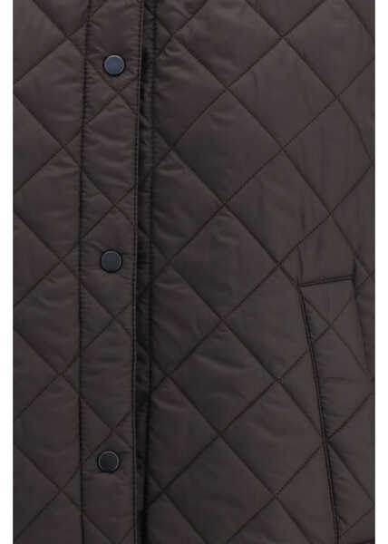 Geci de iarna Brunello Cucinelli Hooded padded Gilet CARBONE Femei (BM 19701323) 3