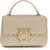 Pinko Love Lady Mini Handbag BEIGE-GRIGIO FUMO-ANTIQUE GOLD