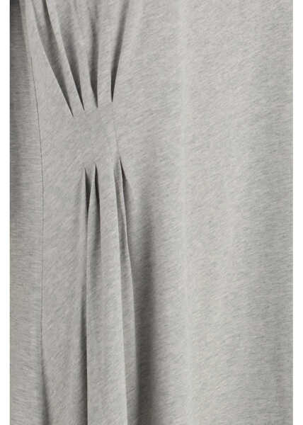 Tricouri LOULOU DE SAISON Igari T-shirt dress GREY MELANGE Femei (BM 19701335) 3