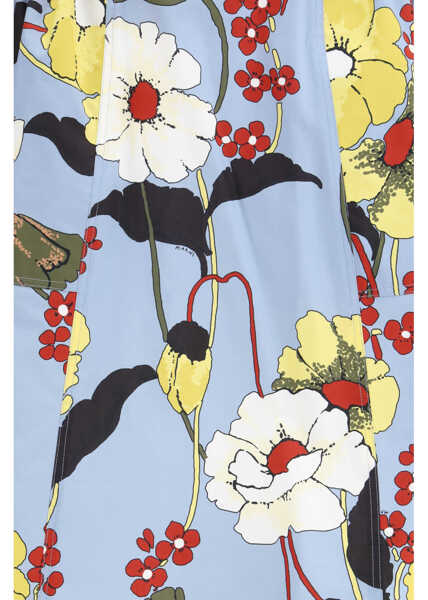 Fuste Marni Flared floral midi Skirt SKY Femei (BM 19701344) 3