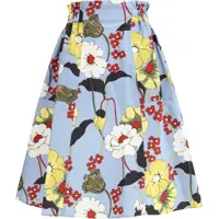 Fuste Flared floral midi Skirt Femei