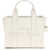 Marc Jacobs The Small Tote Handbag COTTON/SILVER