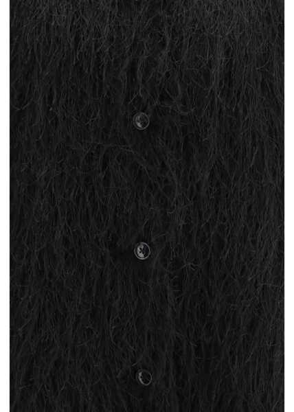 Paltoane LOULOU DE SAISON Filippo fringed Coat BLACK Femei (BM 19701389) 3