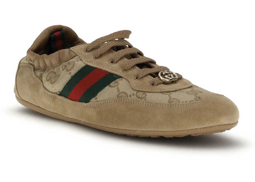 Sneakers Gucci Shift Sneakers in GG fabric and leather SG/NS/SG/VRV/SG/SG/V Femei (BM 19701407) 2