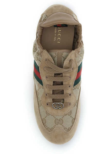 Sneakers Gucci Shift Sneakers in GG fabric and leather SG/NS/SG/VRV/SG/SG/V Femei (BM 19701407) 4