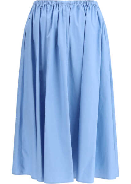 Fuste Marni Poplin Drawstring Skirt SKY Femei (BM 19701419) 2