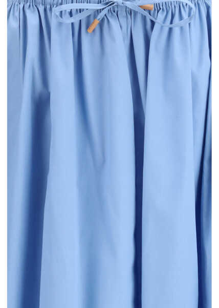 Fuste Marni Poplin Drawstring Skirt SKY Femei (BM 19701419) 3