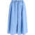 Marni Poplin Drawstring Skirt SKY