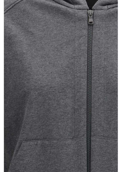 Bluze de trening Brunello Cucinelli Cotton Hoodie GRIGIO SCURO Femei (BM 19701428) 3