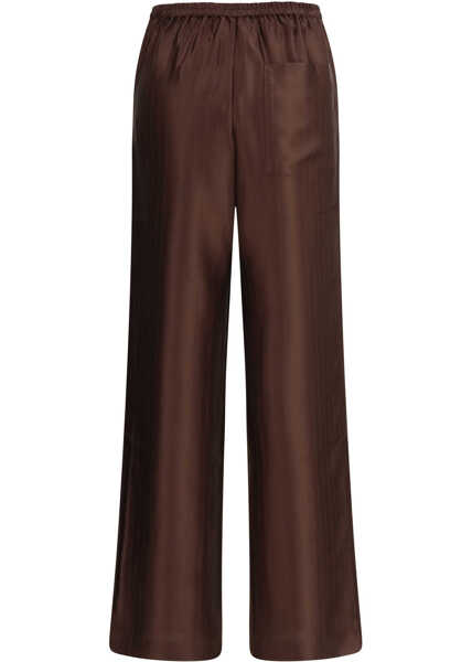 Pantaloni casual LOULOU DE SAISON Kadala Trousers DARK BROWN Femei (BM 19701446) 2