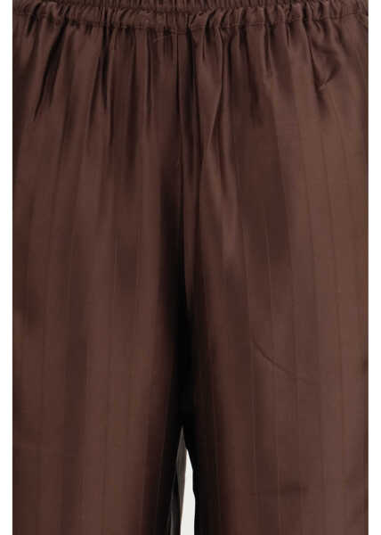 Pantaloni casual LOULOU DE SAISON Kadala Trousers DARK BROWN Femei (BM 19701446) 3