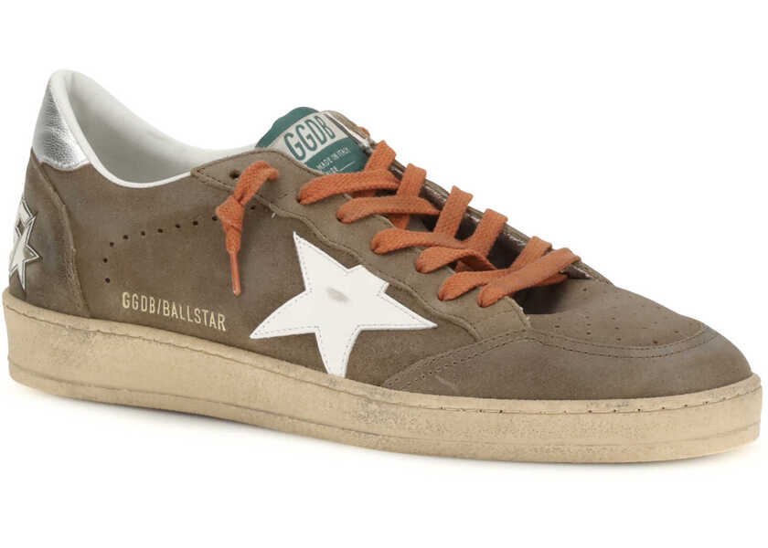 Sneakers Golden Goose Ball Star Sneakers BROWN/WHITE/SILVER Barbati (BM 19701470) 2