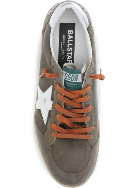 Sneakers Golden Goose Ball Star Sneakers BROWN/WHITE/SILVER Barbati (BM 19701470) 4