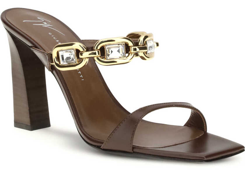 Sandale Giuseppe Zanotti Muse Mules Sandals HOT BROWN Femei (BM 19701473) 2