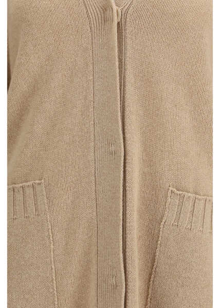 Cardigane Fabiana Filippi Cardigan in fine knit with a V-neckline FAGGIO Femei (BM 19701476) 3