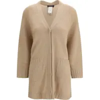 Cardigane Cardigan in fine knit with a V-neckline Femei