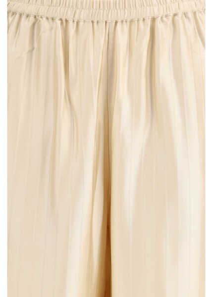 Pantaloni casual LOULOU DE SAISON Kadala Trousers ECRU Femei (BM 19701485) 3