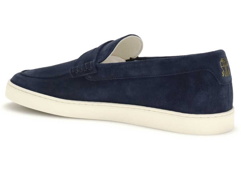 Mocasini Brunello Cucinelli Suede Loafers MIDNIGHT BLUE Barbati (BM 19701488) 3